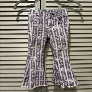 Stylish Kids’ Patterned Flared Bottoms